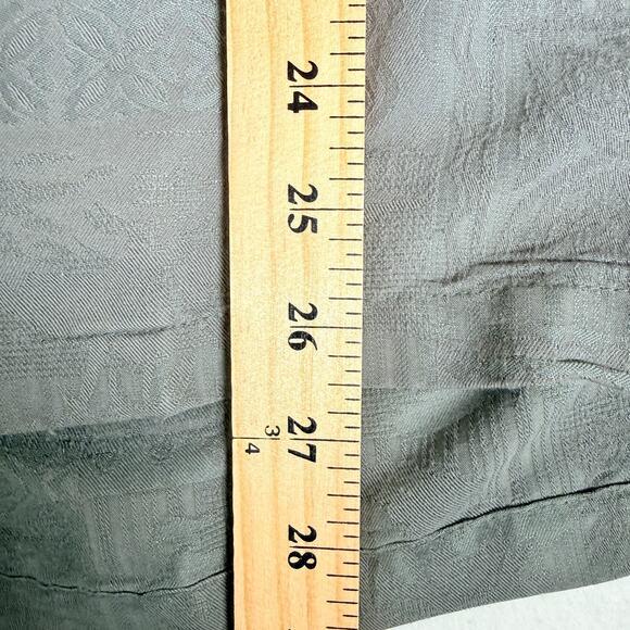 Caribbean Joe Shirt Large Gray Palm Tree Print Collared Button Down Hawaiian - Picture 5 of 5